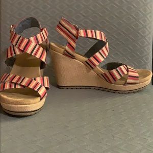 Dr. Scholl’s Colorful Striped Wedges
